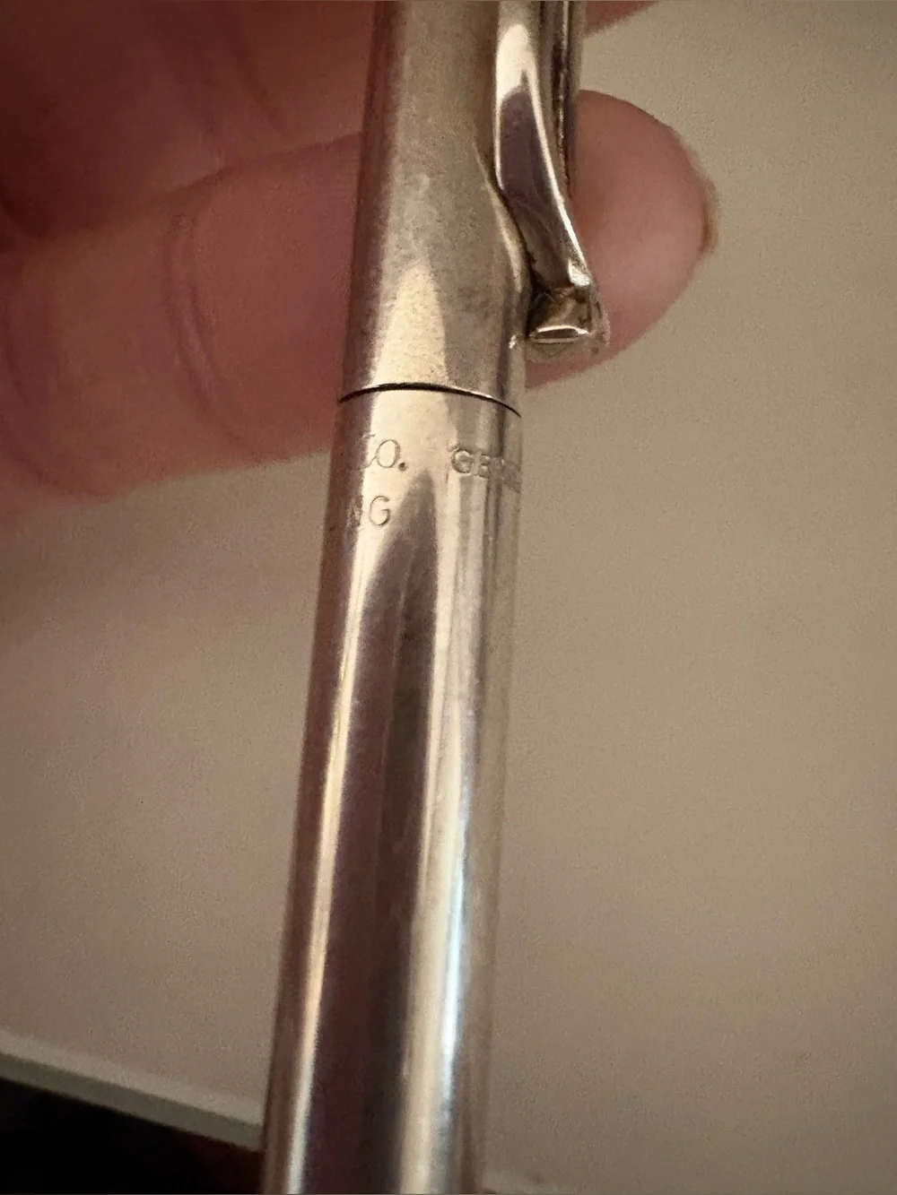 Tiffany & Co. Sterling Silver Ribbon Bow Ballpoint Pen